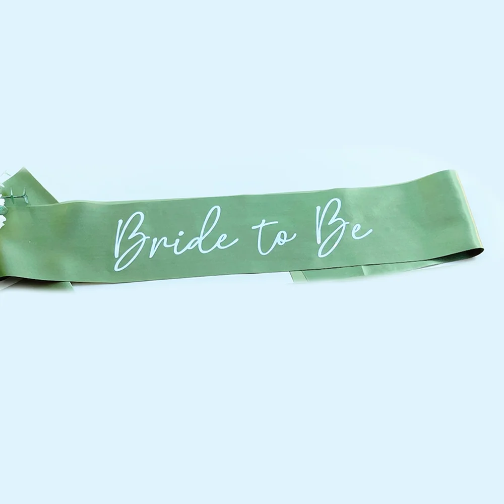 العروس لتكون فريق العروس وصيفه الشرف وشاح العازبة الدجاجة حفلة تفضل الزفاف المشاركة الزفاف دش اقتراح ديكور صور الدعائم #4