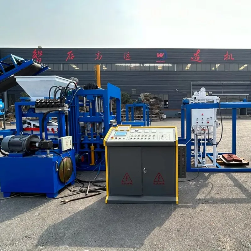 Customized Cement Block Making Machine Manual Small Hollow Block Machine Diesel Engine Brick Making Machinery