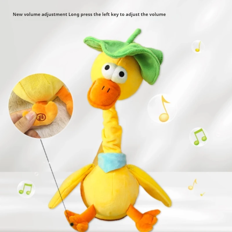 New Soft Cute Repeating Duck That Can Learn To Speak High Quality Fabric  Comfortable Plush Toy Children Birthday Surprise Gift