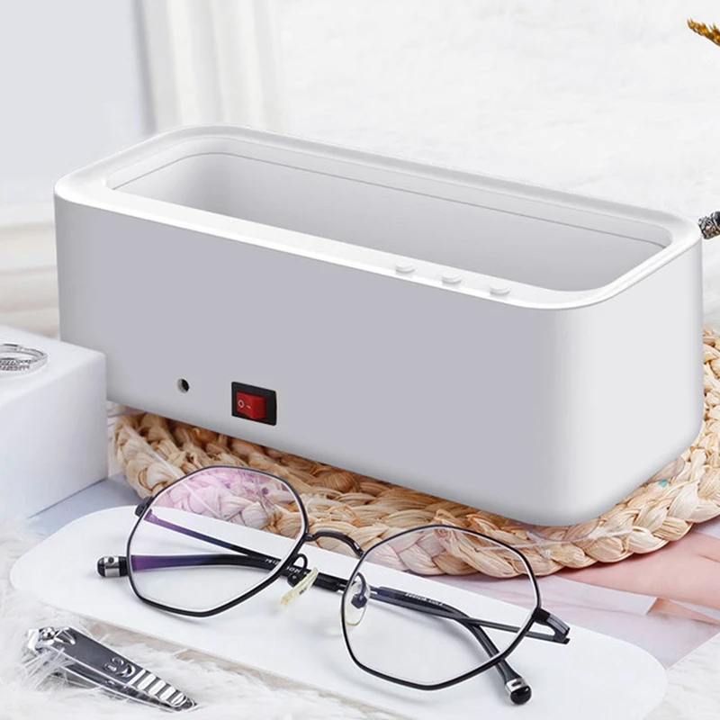 Ultrasonic Cleaner USB Multi-Function 3-Speed Thermostat Makeup Tools Jewelry Cleaner Glasses Cleaning Box