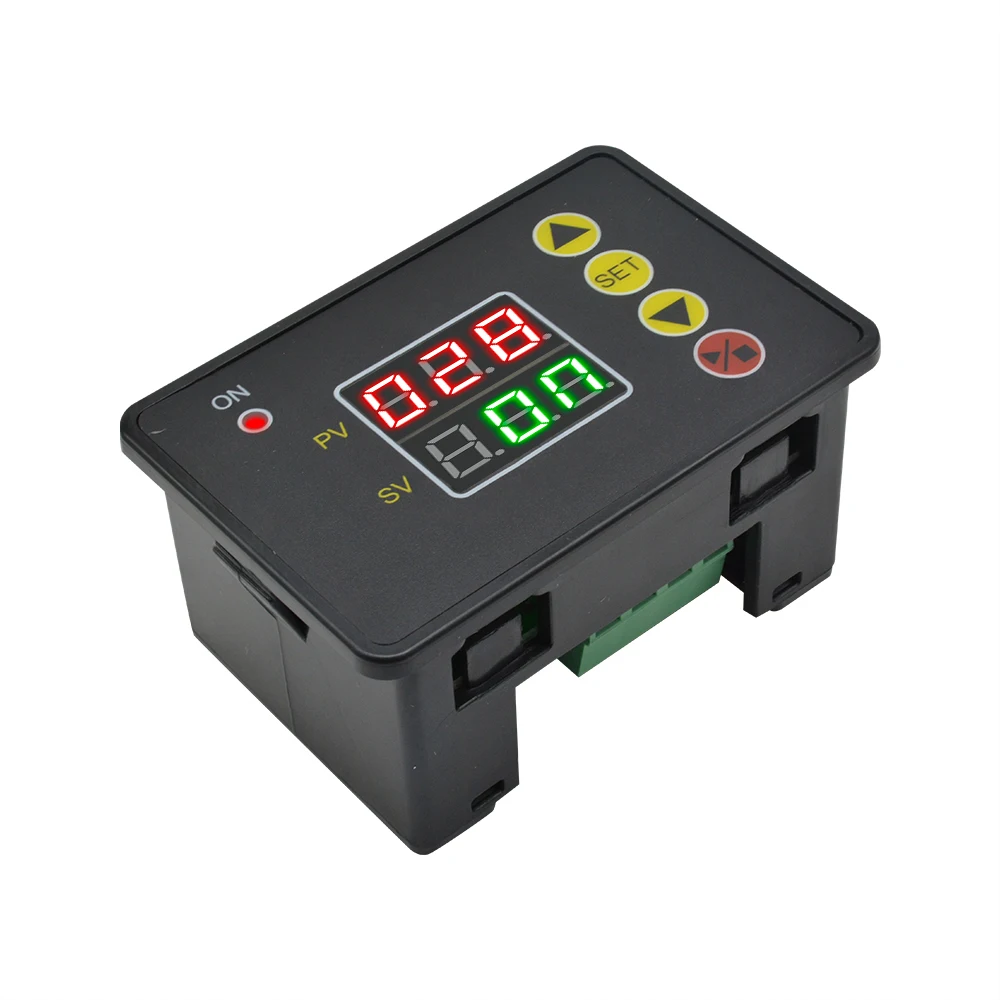 T2310 DC 12V 24V AC 110V-220V Digital Display Microcomputer Time Controller Timer LCD Time Delay Relay Switch Control Module