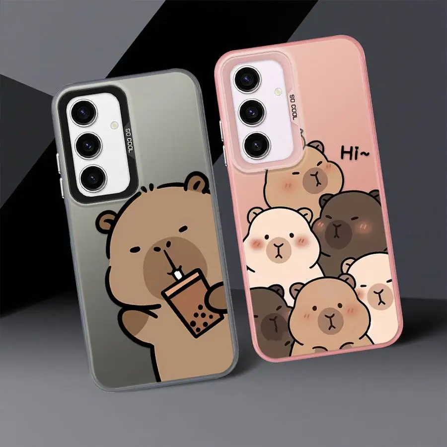 

Чехол для телефона с милой капибарой и рисунком для Samsung Galaxy A33 A73 A34 A22 A52 A32 A53 A24 A25 A36 A26 A23