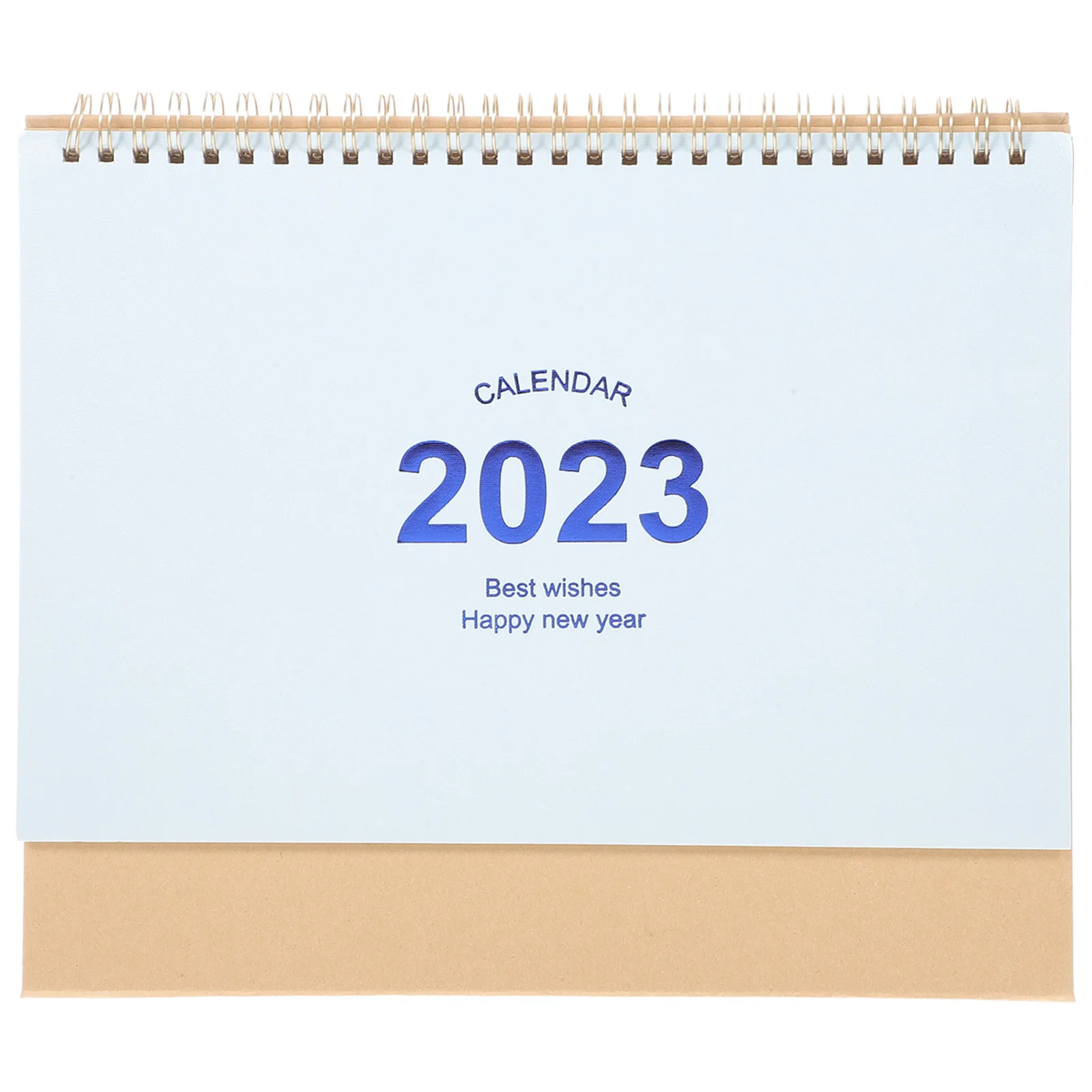 

Thick Paper Iron Desktop Standing Calendar Business Monthly Calendar For Office Home Decorative Smooth Pages Easy