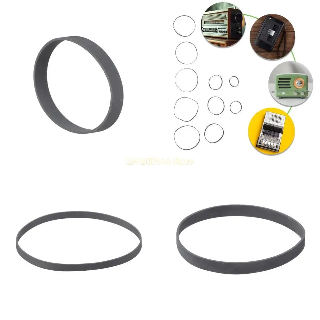 F62C 4 mm Sostituzione della cinghia piatta per i giocatori a cassetta vintad Cinture gomma durante durata