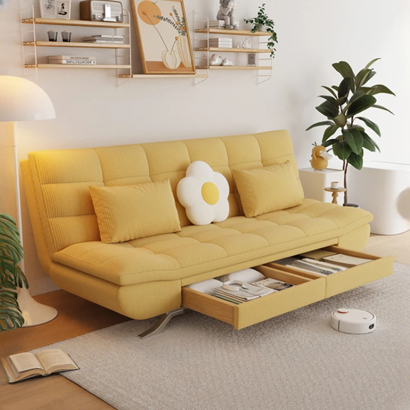 

Minimalist Living Room Sofas Modern NordicMultifunctional Lazy Sofa Puff Drawer LuxuryMuebles Para El Hogar Home Furniture