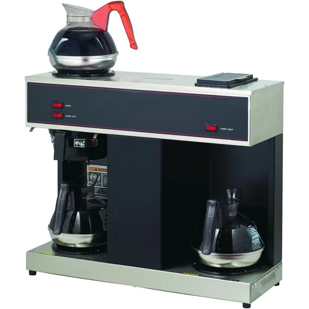 04275.0031 VPS 12-Cup Pourover Commercial Coffee Brewer, with 3 Warming Stations (120V/60/1PH)