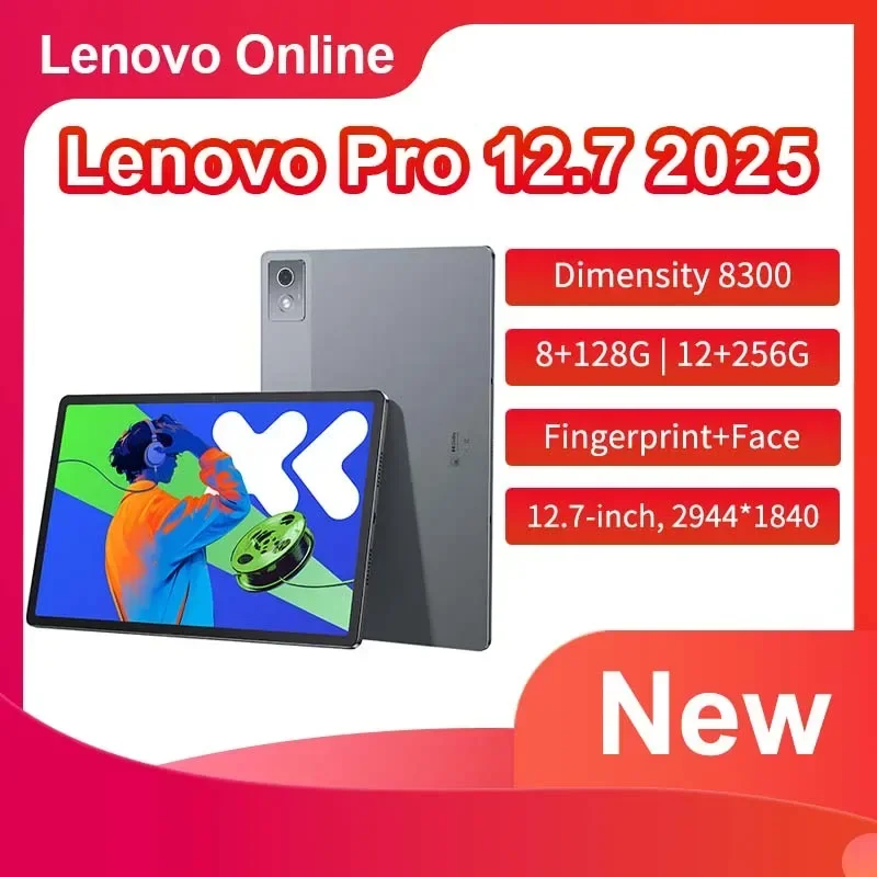 New Tablet Lenovo Pad Pro 2025 Xiaoxin Tab 144Hz Refresh Rate JBL 4 speakers 2.9K Android 12.7inch 2nd 10200mAh 45W Charging