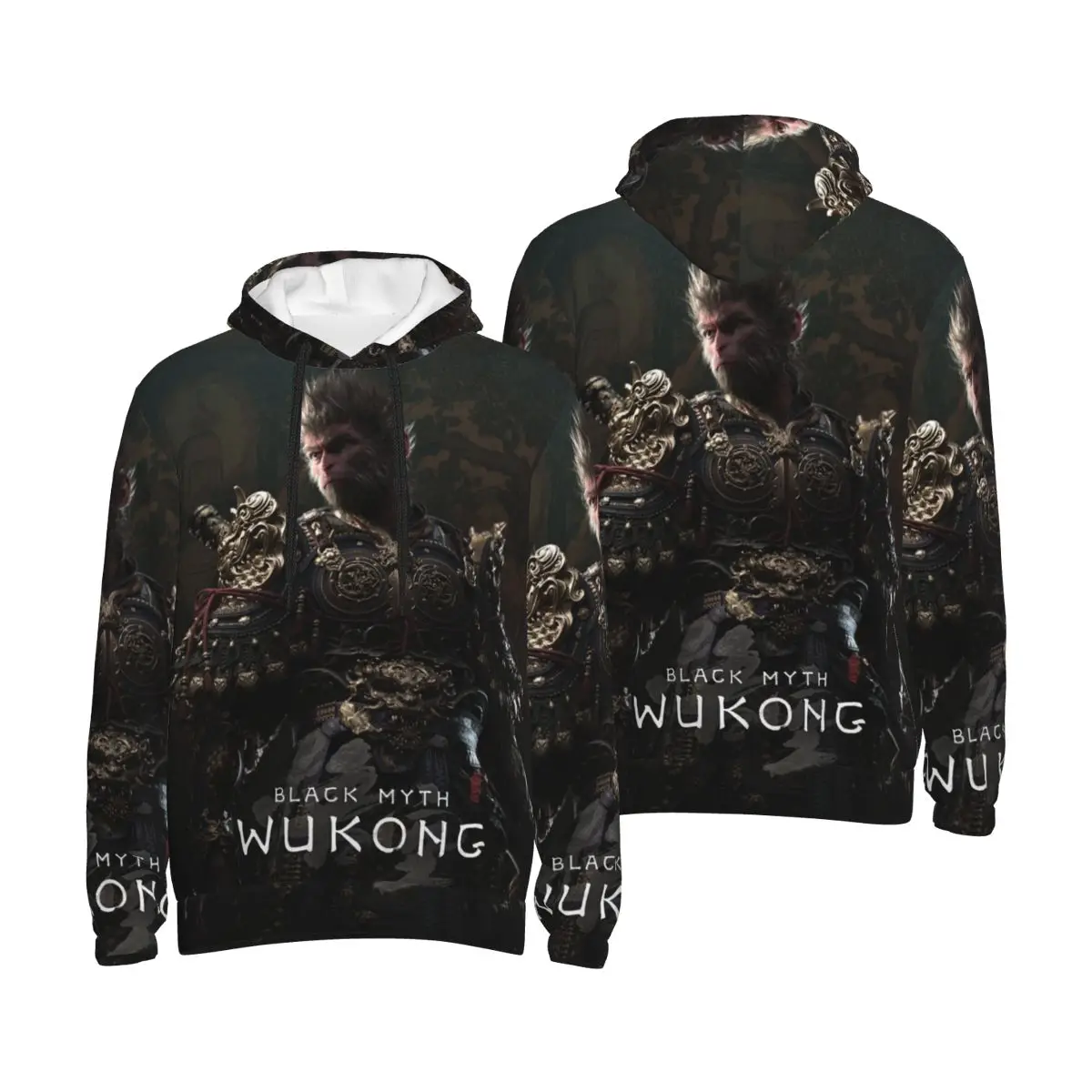 Black Myth Wukong New Game Pocket Hoodie For Men Women Sweatshirt 3D Print Monkey King Hoodies Hoodie Pullover Long Sleeve Shirt