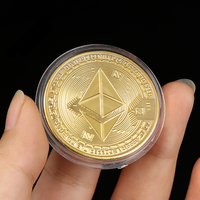 Ether Ether Virtual Currency Foreign Trade Ethereum Currency Bitcoin Antique Creative Collection Commemorative Coins