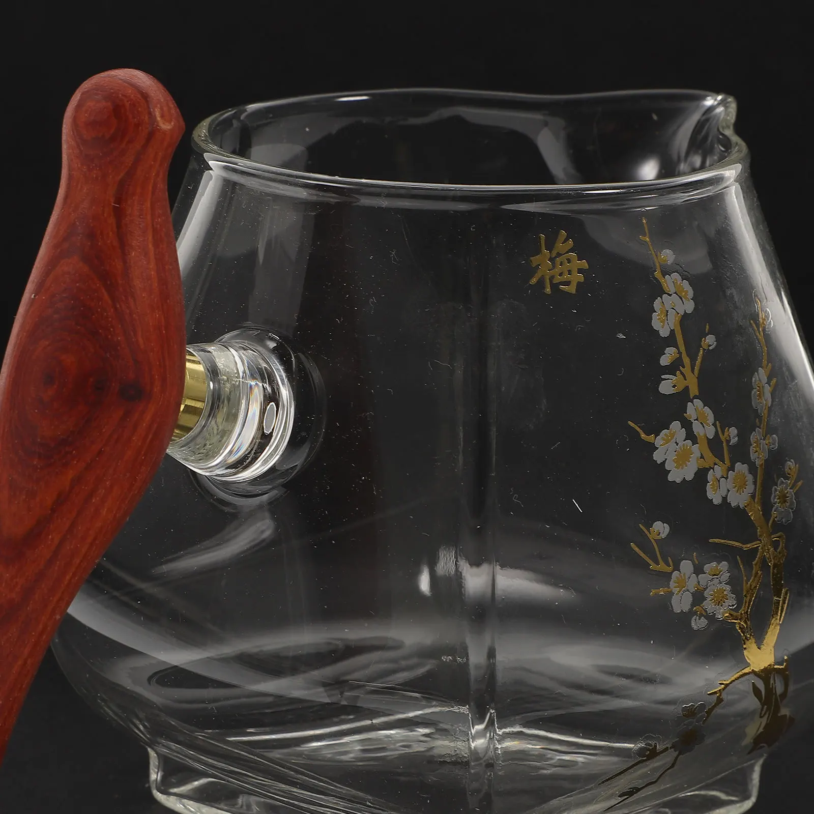 

Glass Gravy Boat with Handle Premium Sauce Pourer for Hot Cold Sauces Salad Dressings Broth Serving Kitchen Dining Restaurant