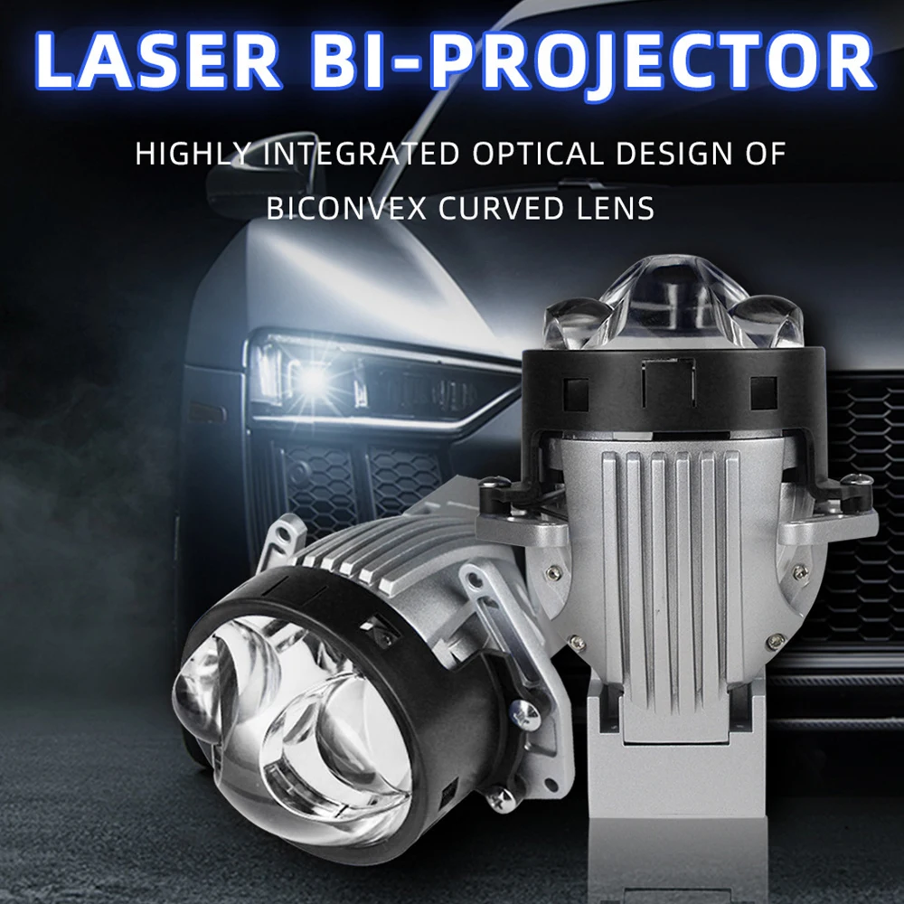 3.0 Inch Bi Led Projector Lens Bulb For H4 H7 Led Headlights Hella 3R G5 9005 9006 50000LM Super Power Dual Laser LED Lamps Kits