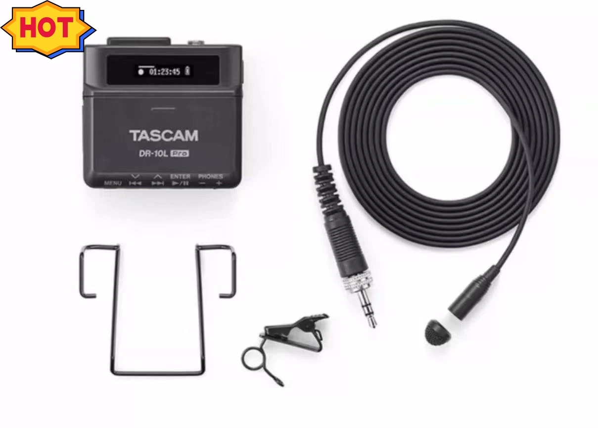 TASCAM DR-10L Pro ultra compact Linear PCM recorder 32 bit floating point recording for movie shooting and weddings