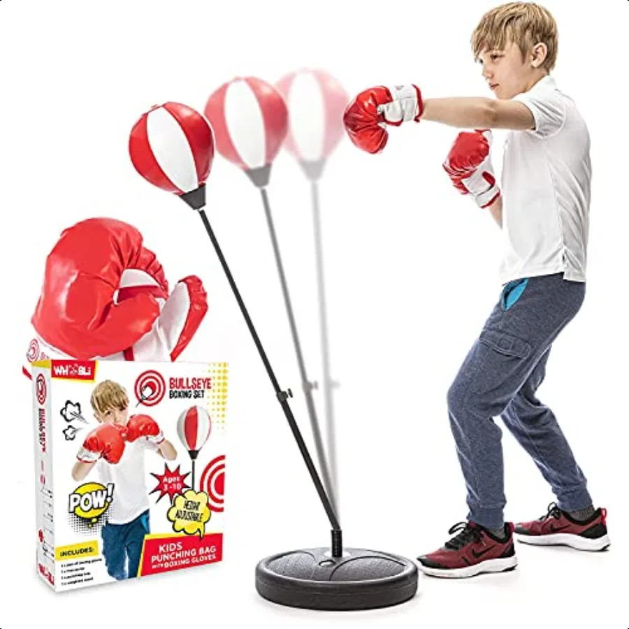

Punching Bag for and Toddler Incl Boxing Gloves 310 Years Old Adjustable Punching Bag with Stand Sports Toy for Boys Ideal Chri