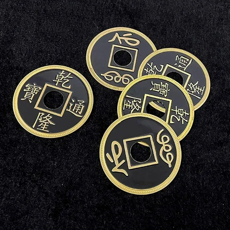 فانتوم العملات الصينية (المرحلة) بواسطة أوليفر ماجيك 55 مللي متر عملة خدعة سحرية عن قرب ماجيا ماجي السحرة الدعامة ملحق