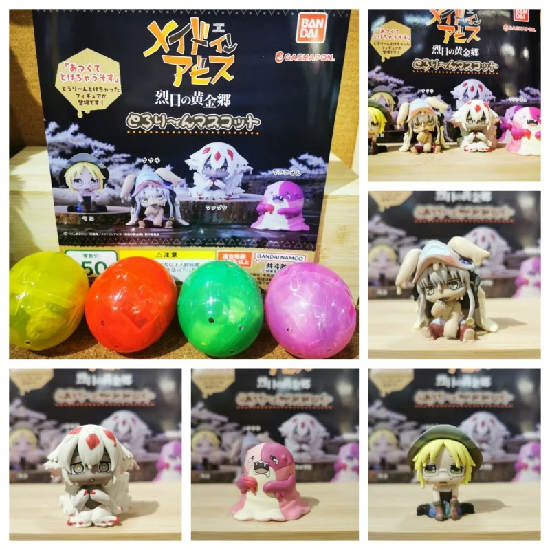 

Подлинная Bandai Made In Abyss: The Golden City Of The Scorching Sun Gashapon Toys Nanachi Cute Action Figure Model Capsule Toys