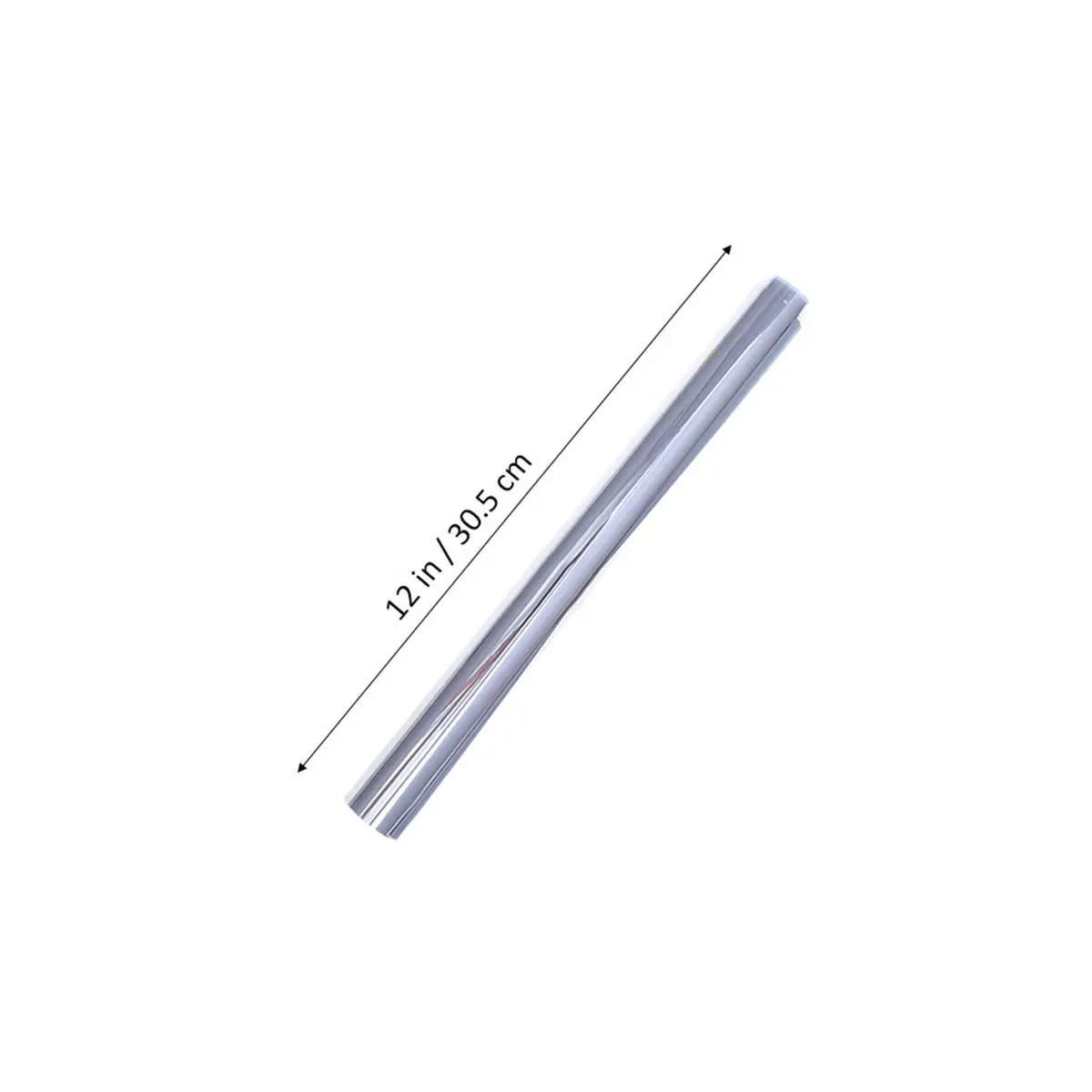 Thermal Insulation Window Film 1M X 0. Silver Plastic Glass Sticker Easy Install for Privacy Sun Protection Heat Reduction