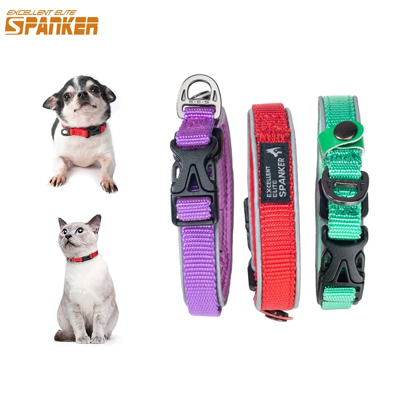 Nylon Durable Pet Dog Collars Puppy Pug Collars for Small Large Dog Chihuahua Cat Accessories Pet Collar for Small Dogs