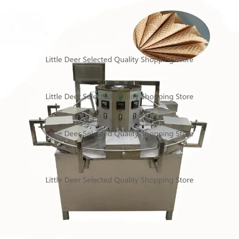 Ice Cream Waffle Cone Egg Roll Maker / Ice Cream Cone Make Machinery