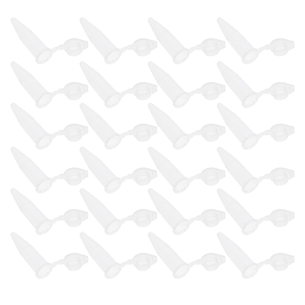 

500pcs Clear Tube 1 5 ml Graduated Plastic Lab Bottle Non Leaking Scales Biochemistry Molecular Teaching