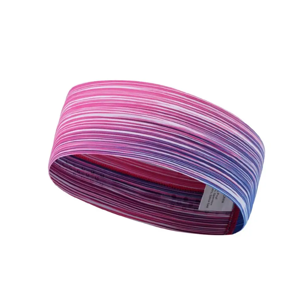 Summer Hairband Breathable Fitness Running Dance Hair Band Headband Non Slip Sweatbands Gradient Color Headband