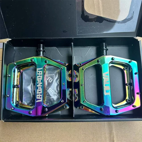 Imagen 2 del producto Pedales VAULT, pedal de bicicleta de montaña, rodamiento de aluminio, componentes de pedales de plataforma ancha, piezas de Pedal MTB BMX, accesorios de ciclismo