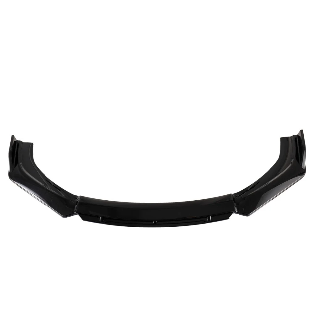 Front Bumper Lip Carbon Fiber Rubber Splitter Chin Spoiler For chery Front Bumper Lip Body Kit Spoiler Car Accessories