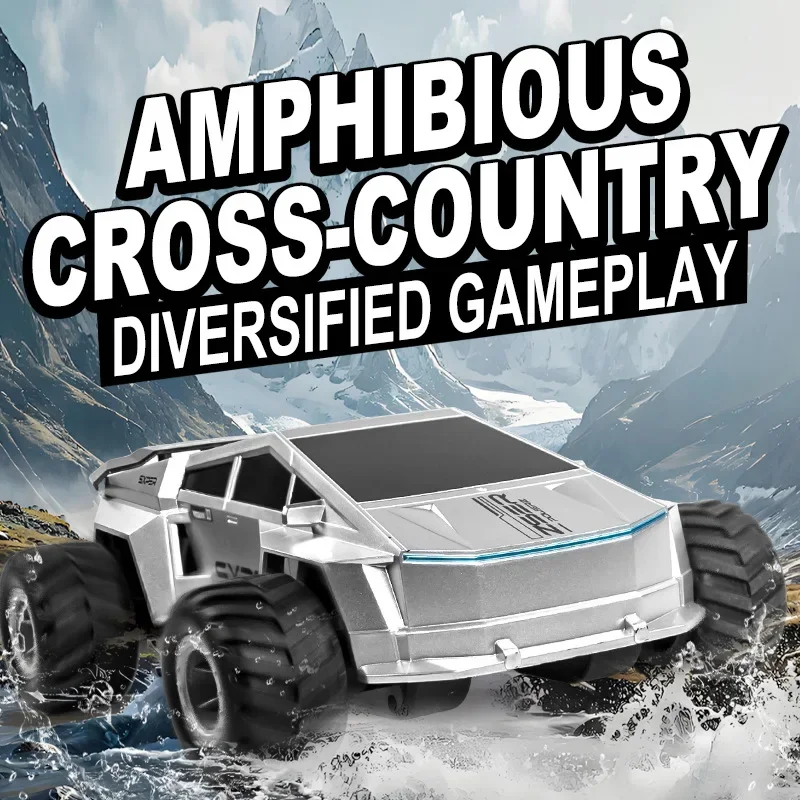 

JJRC RC Car Q212 4WD Land And Water Amphibious Off-road Vehicle Outdoor Off-Road Waterproof Truck Toy Children's & Adults Gift