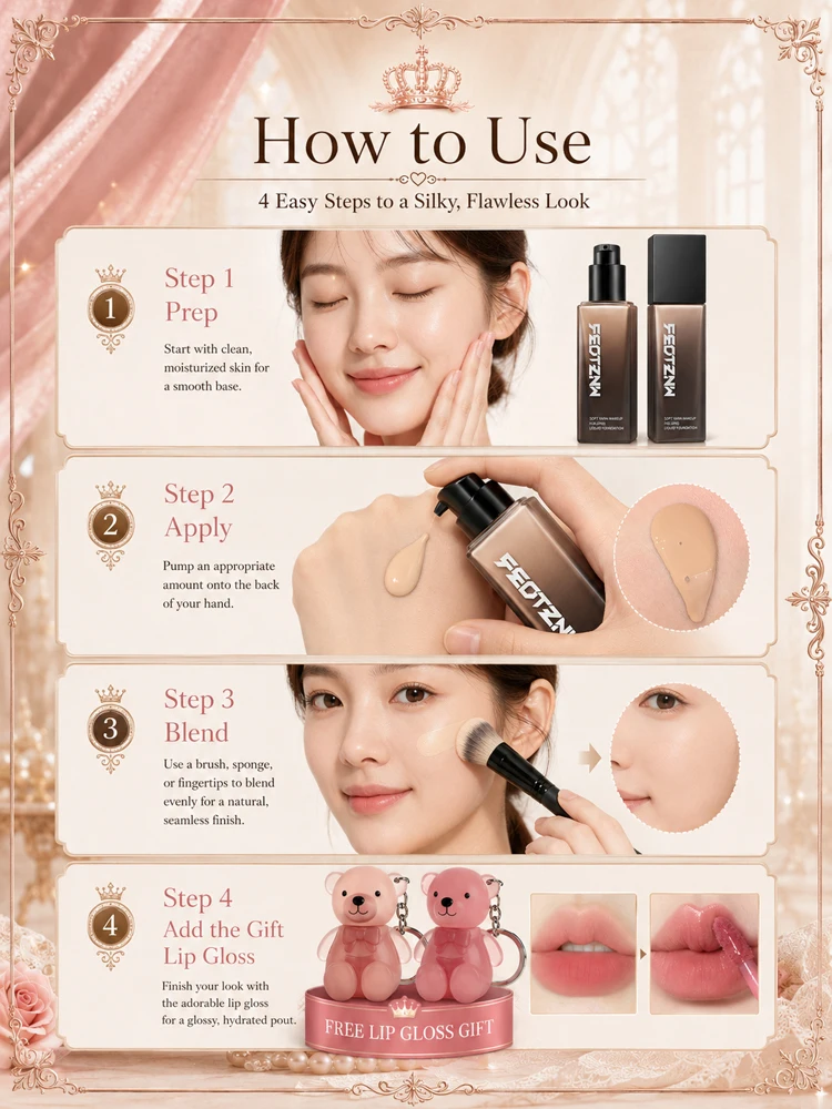 Soft Matte Foundation & Lip Gloss Set — product detail 9