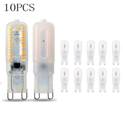 10Pcs/lot G9 Led Corn Bulb 3W 5W 220V 3000K 4500K 6000K 22Leds 14Leds White Pc Shell 360 Degree Beam Angle 2835 Smd Mini Bulbs