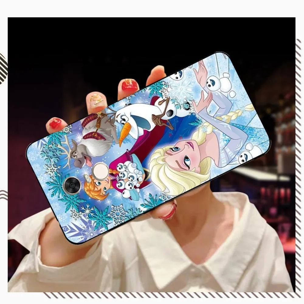 Disney Elsa Princess Phone Case For Redmi 5 6 7 8 9 10 Plus Pro 6 7 8 9 A GO K20 K30 K40 Pro Plus F3 Fundas