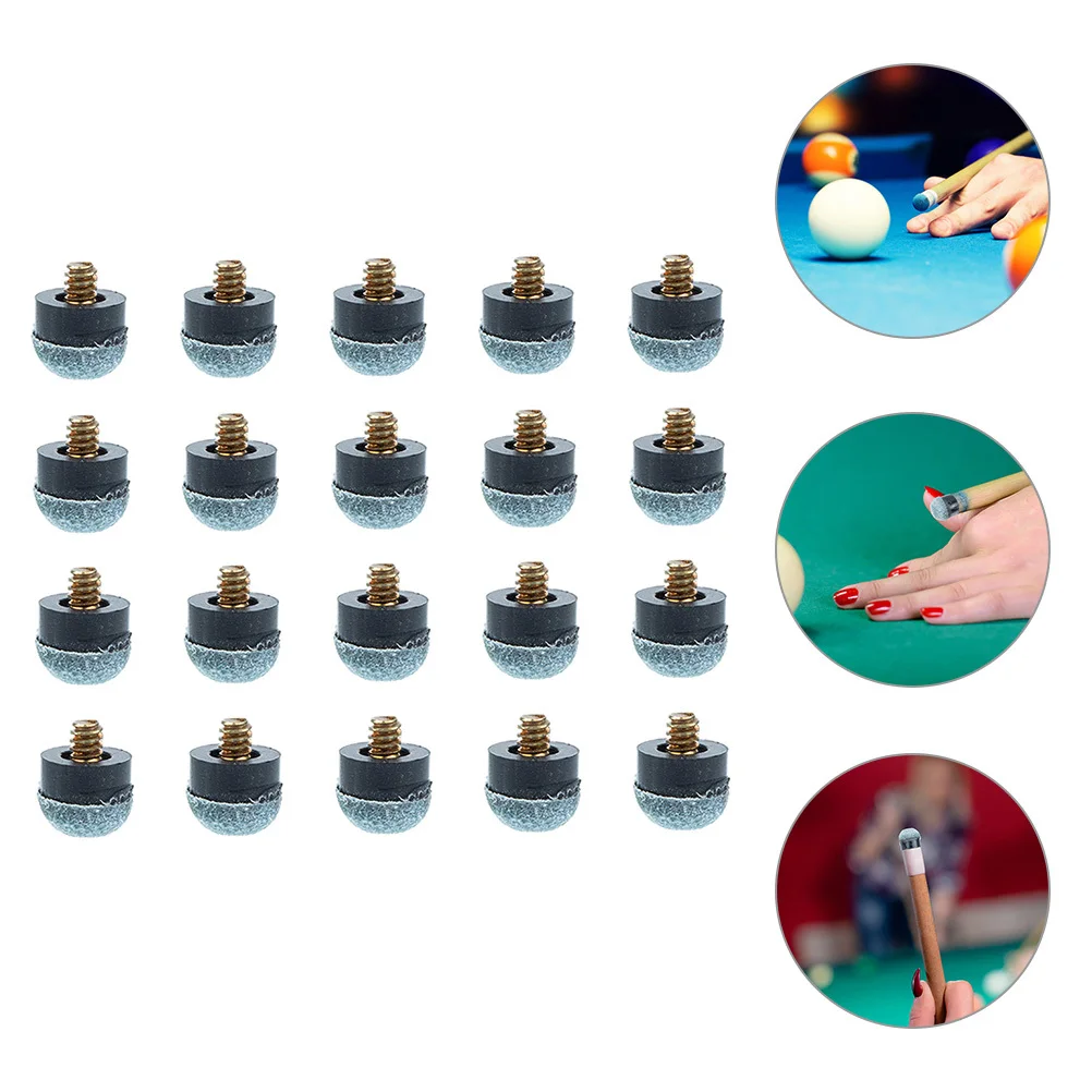 

50Pcs Replacement Cue Tips Billiard Pool Stick Tips Material Fine Workmanship Enhanced Cue Ball Control Perfect Game