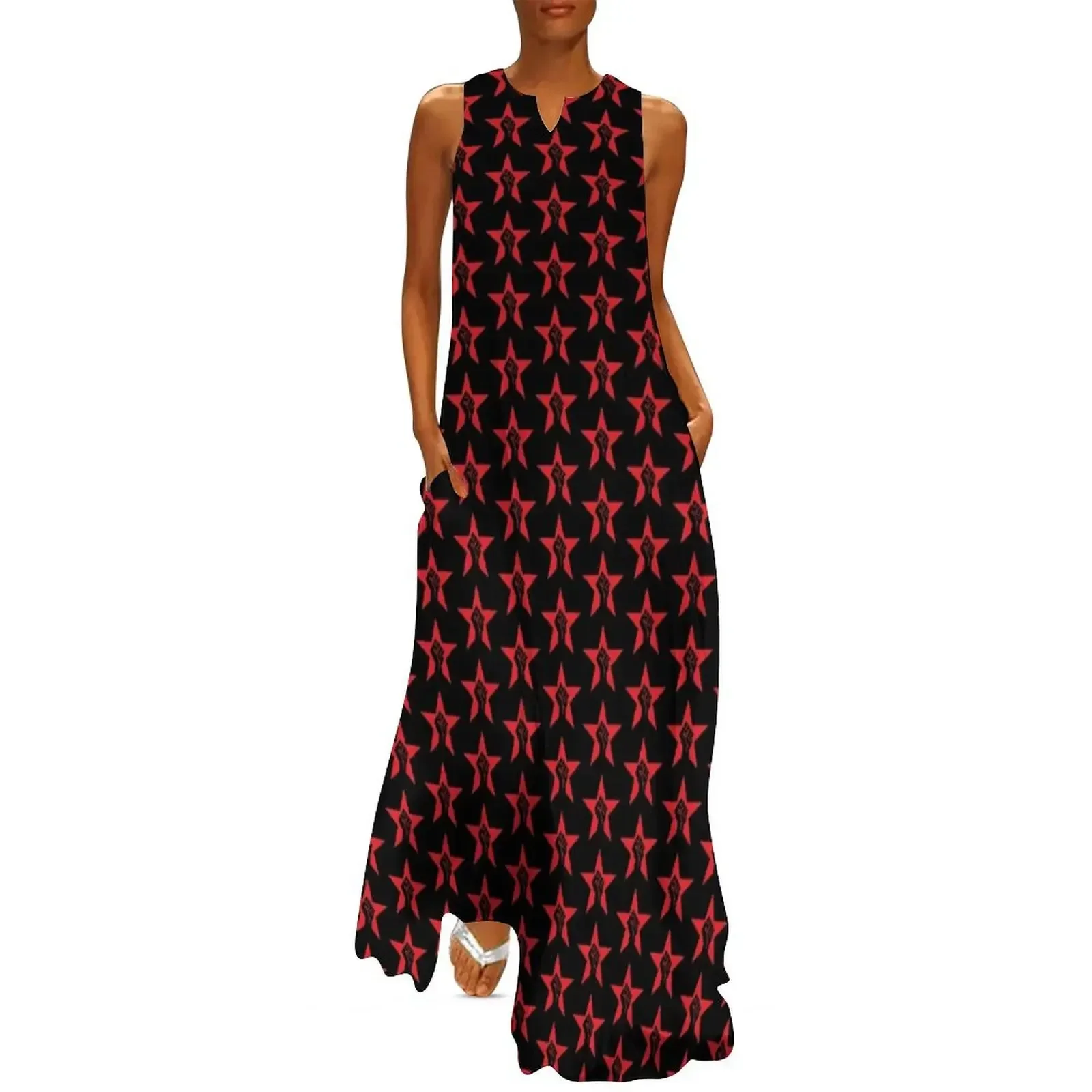 

Solidarity Logo Long Dress summer dresses womens 2025 summer dress daily clothes for women Aesthetic clothing Dress
