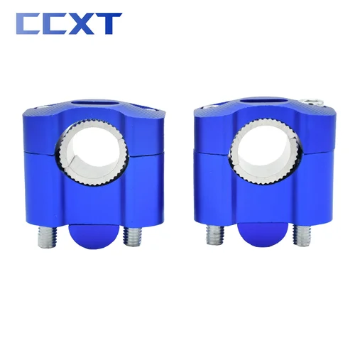 Imagen 2 del producto Abrazadera de manillar CNC, elevadores de barra, adaptador de abrazadera de montaje Universal de 22 28mm para motocicleta ATV KTM Honda Kawasaki Yamaha Suzuki piezas