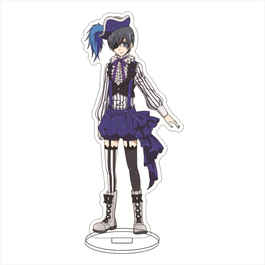 16CM Anime Figure Black Butler‌ Ciel Phantomhive Sebasuchan Mikaerisu Alois Trancy Cos Acrylic Stand Ornaments Chrismas Gifts view 2