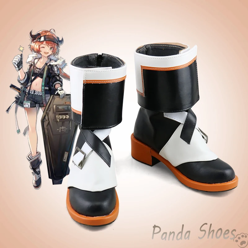 Zapatos de Cosplay de Croissant Game Arknights, Anime, cómic, Cosplay, disfraz, utilería, Con fiesta de Halloween