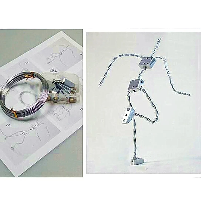 Stop Motion Animation  Human- Skeleton Material Package, Aluminium Wire Assemble By Yourself Clay Sculpting Tools DIY