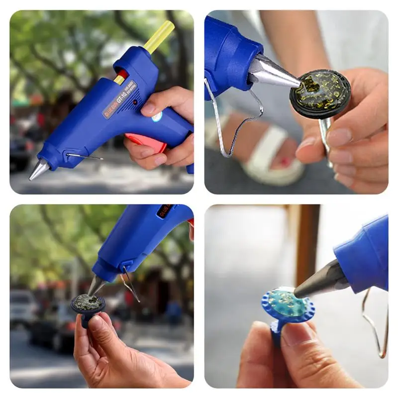 10 pçs cola quente derretimento robs varas ferramentas de reparo diy acessórios para o cabelo artesanato álbum reparação para mão pequena ferramentas domésticas
