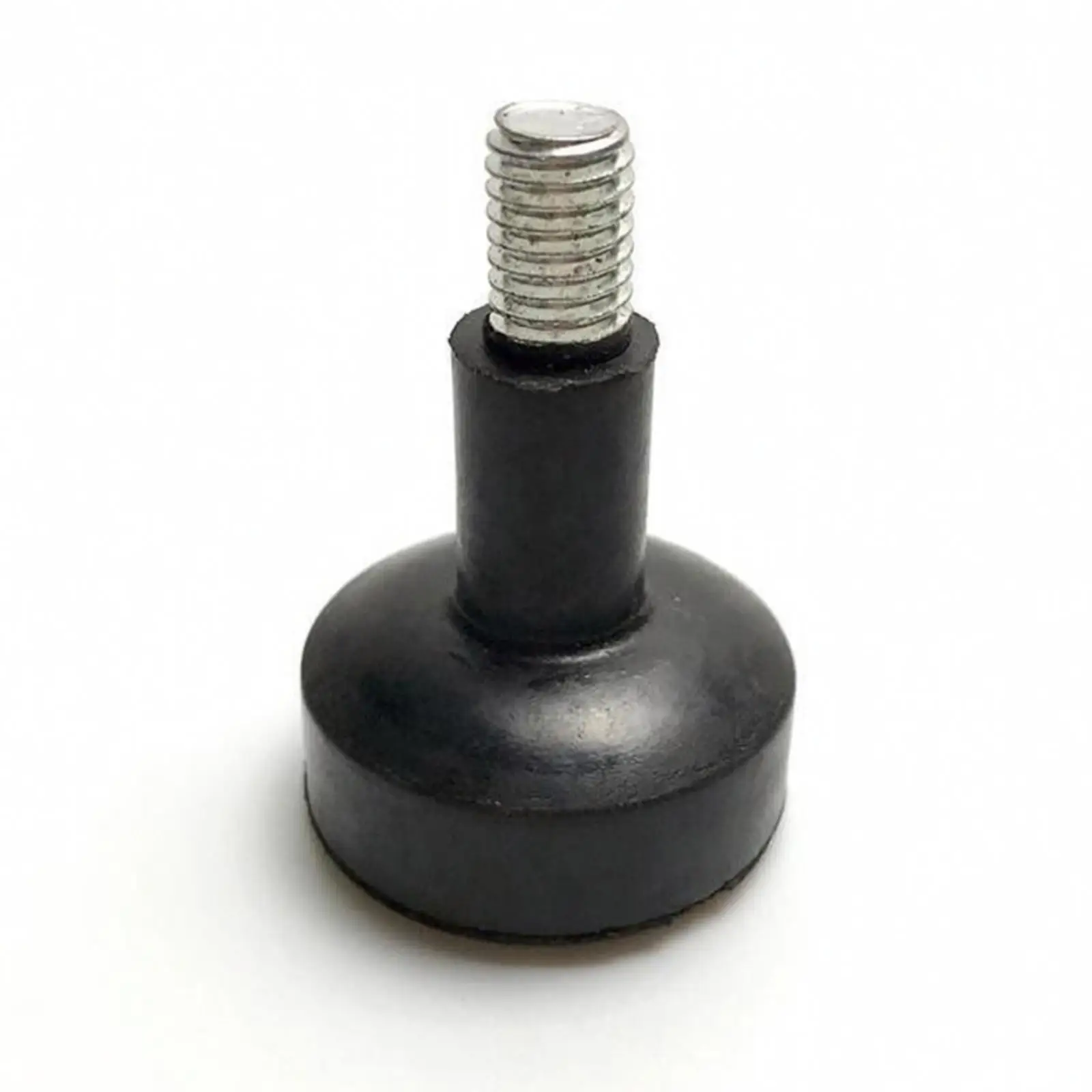 Rubber Foot Pad with M8 Thread Anti-Slip Adjustable Leveling Pad with Metal Stud