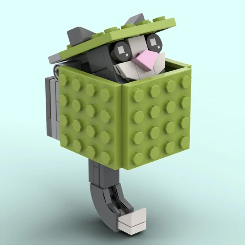 ألعاب كيتي غير عادية تجميع مجموعة بناء الهدايا النموذجية لمجموعة بناء الأطفال للفتيات لعبة إبداعية حامل مفاتيح ذاتي الصنع