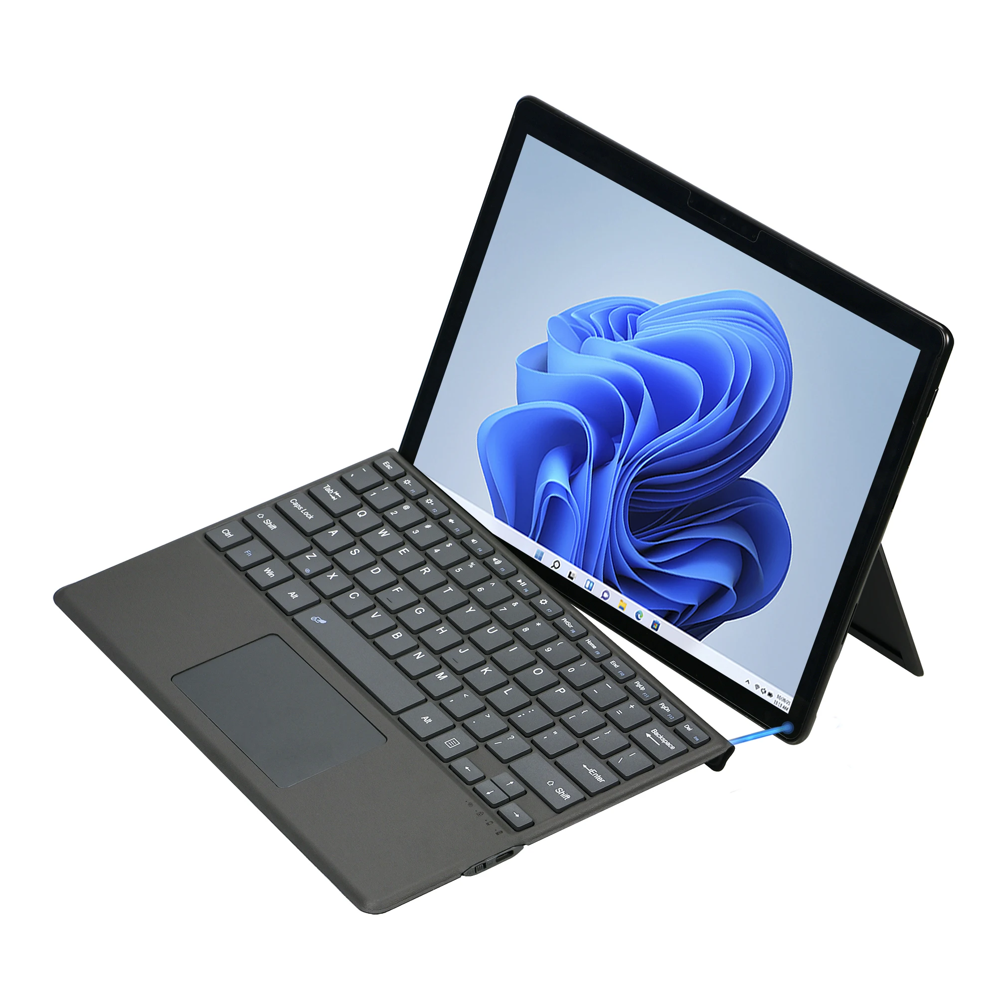 Draadloos Toetsenbord Met Touchpad/Potloodhouder 13 Inch Voor Microsoft Surface Pro 8 Pro X Tablet Clavier Toetsenbord