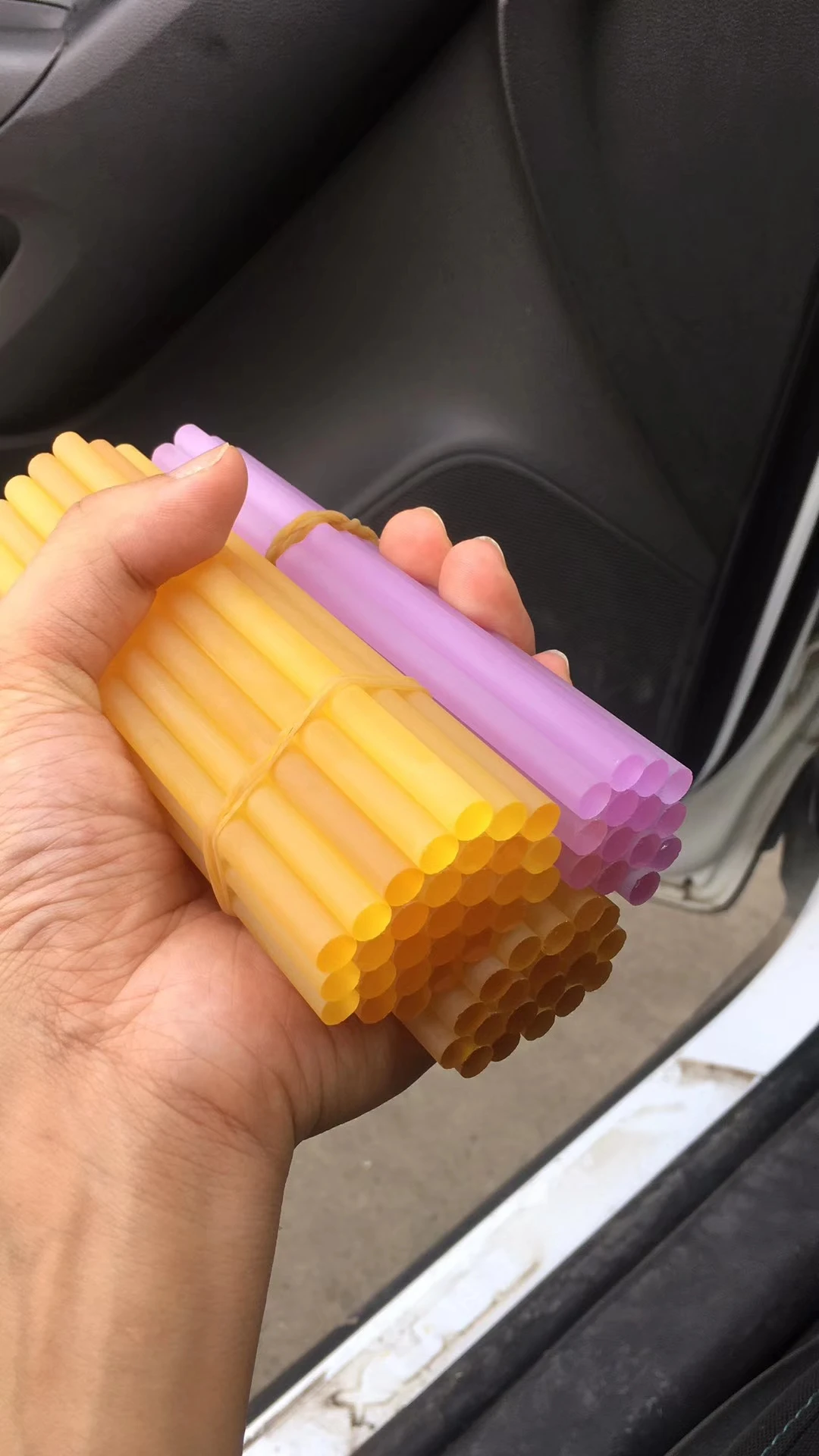 Beauty/Industrial laser crystals  yellow rods: Nd:YAG/Nd;Ce:YAG crystal rods, dimensions 5*85mm/7*145mm