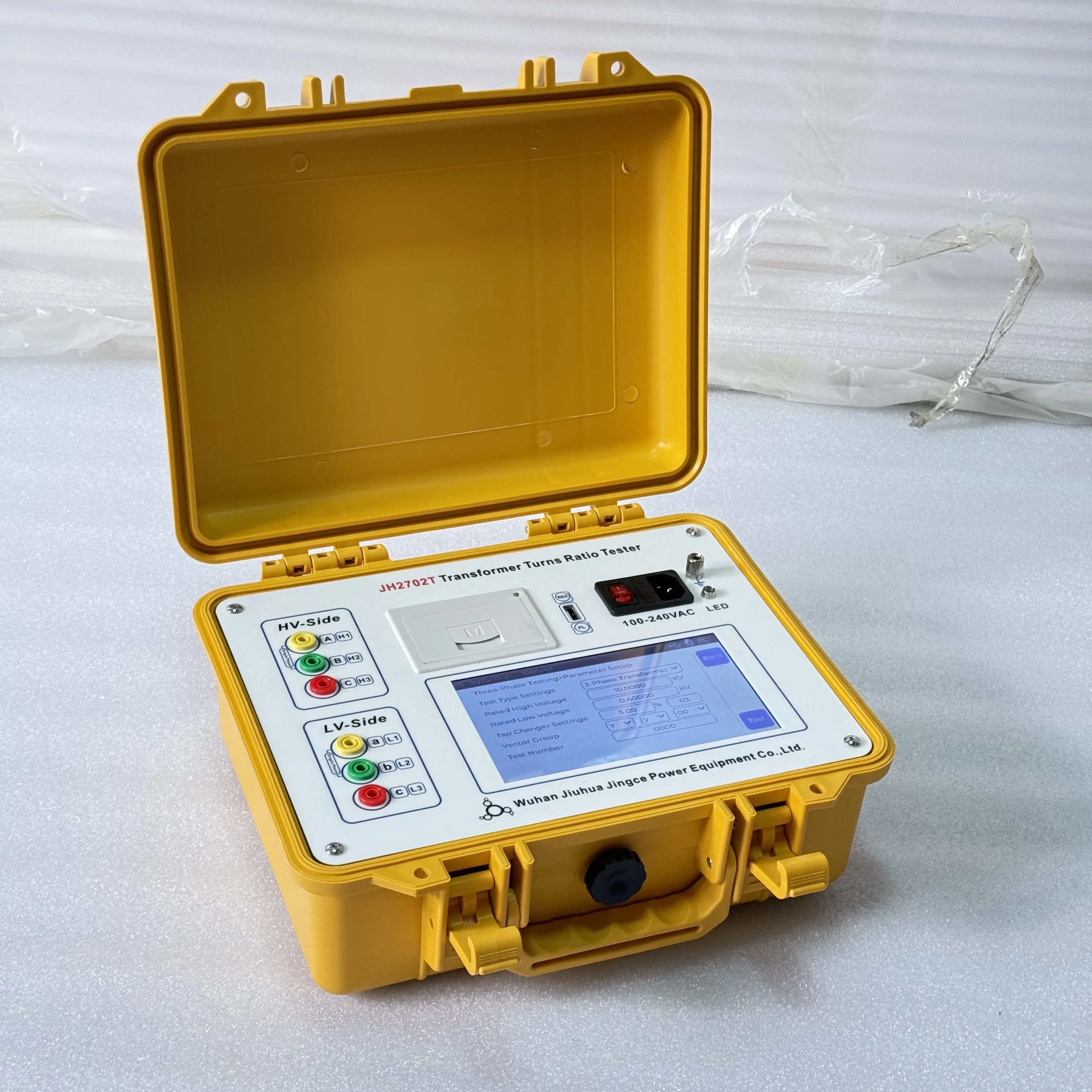 

2026 TTR Meter Three Phase Touch Screen Transformer Turns Ratio Tester With Thermal Printer Printing Function