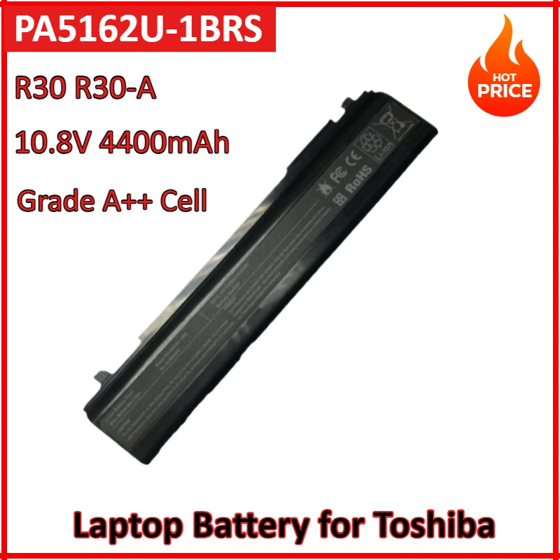 10.8V 4400mAh PA5162 بطارية الكمبيوتر المحمول لتوتوشيبا PA5162U-1BRS R30 R30-A PA5162U PABAS277 PABAS278 PA5163 R30-AK03B R30-A-137