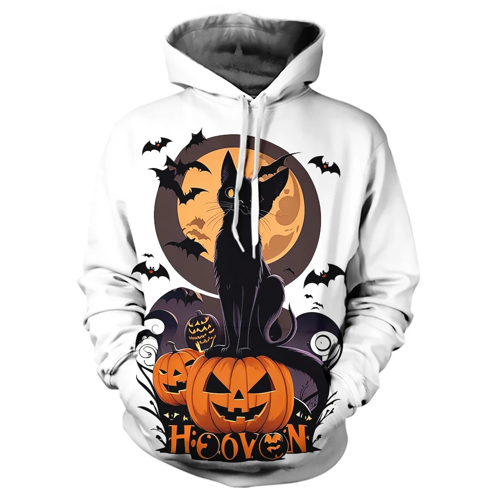 

Men 3D Printing funny Hoodie Pullover Pumpkin Graphic for Halloween Holiday,Long Sleeves Hoodie suitable for Spring and Autumn