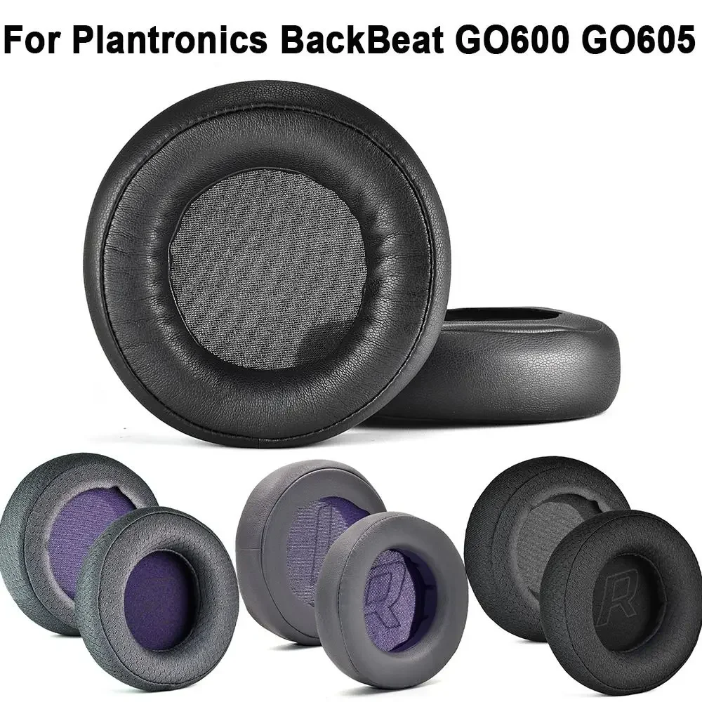 Сменные амбушюры для наушников, подходят для Plantronics BackBeat GO600 GO605, эластичные протеиновые подкладки из искусственной кожи для игровой гарнитуры