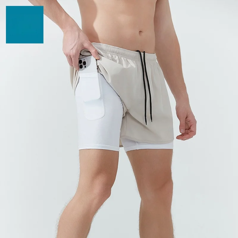 

Быстросохнущие дышащие спортивные шорты для мужчин и женщин, удлиненные, для фитнеса и бега