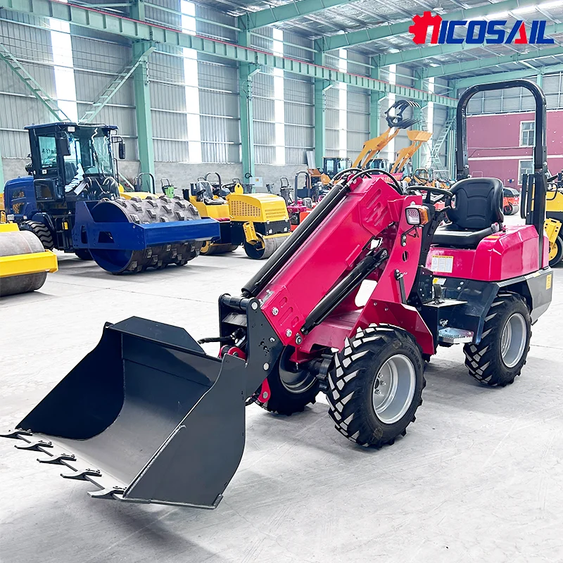 迅速発送 中国製多関節式フロントエンド伸縮ホイールローダー 2.9トン ロングアームホイールローダー 販売中