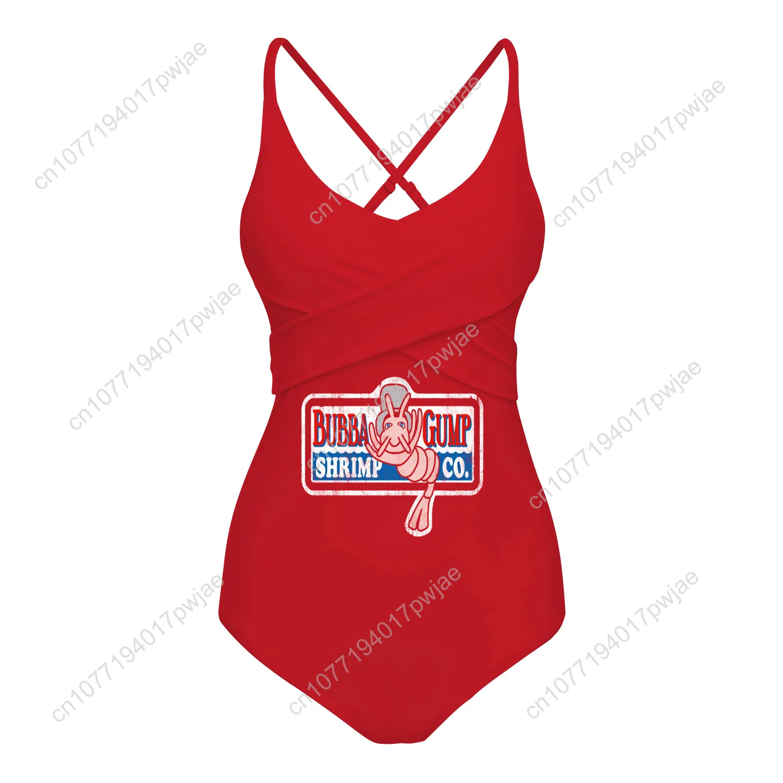 

BUBBA GUMP SHRIMP Swimsuit Womens Sling Swimsuits Sexy Swimwear Forrest Gump Beach Bikini Summer Holiday Customize Bathing Suits