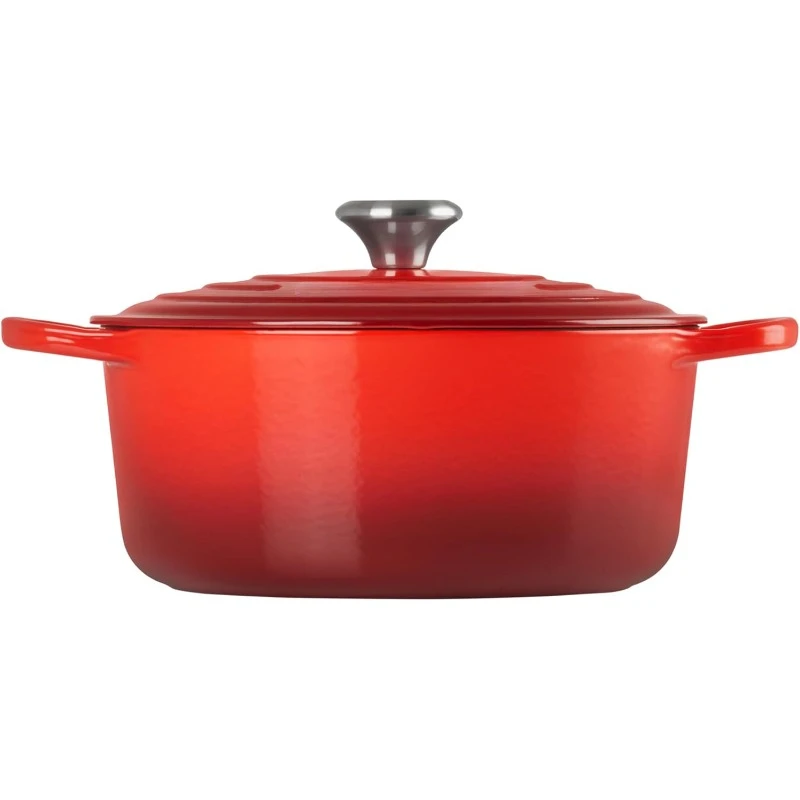 Enameled Cast Iron Signature Round Dutch Oven, 5.5 qt., Cerise