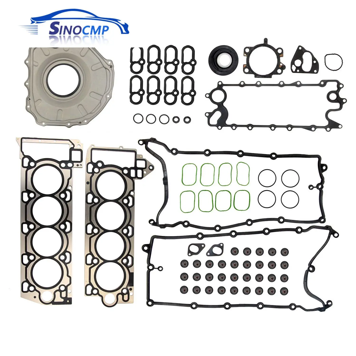 

1 Set Engine Cylinder Head Gasket LR105293 LR105294 AJ813952 AJ813953 LR010789 For Jaguar XE XJ F-Type Land Rover 5.0L V8 AJ133